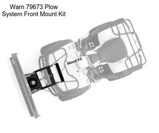 Warn 79673 Plow System Front Mount Kit