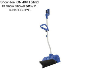 Snow Joe iON 40V Hybrid 13\