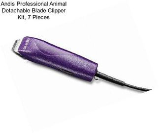 Andis Professional Animal Detachable Blade Clipper Kit, 7 Pieces