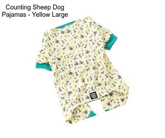 Counting Sheep Dog Pajamas - Yellow Large