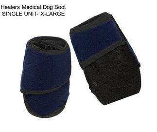 Healers Medical Dog Boot SINGLE UNIT- X-LARGE
