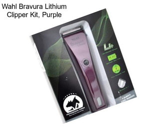 Wahl Bravura Lithium Clipper Kit, Purple