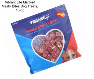 Vibrant Life Marbled Meaty Bites Dog Treats, 16 oz