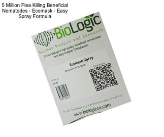 5 Million Flea Killing Beneficial Nematodes - Ecomask - Easy Spray Formula