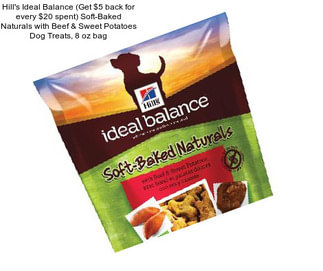 Hill\'s Ideal Balance (Get $5 back for every $20 spent) Soft-Baked Naturals with Beef & Sweet Potatoes Dog Treats, 8 oz bag