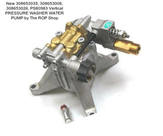 New 308653035, 308653008, 308653026, PS80983 Vertical PRESSURE WASHER WATER PUMP by The ROP Shop