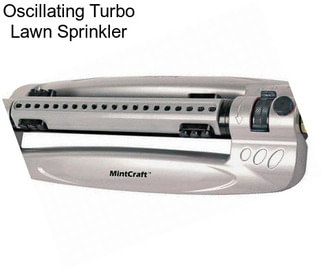 Oscillating Turbo Lawn Sprinkler