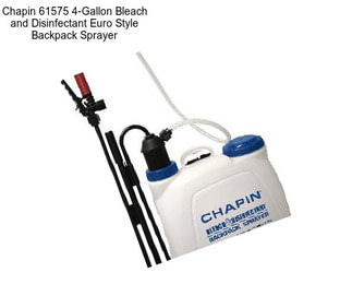 Chapin 61575 4-Gallon Bleach and Disinfectant Euro Style Backpack Sprayer