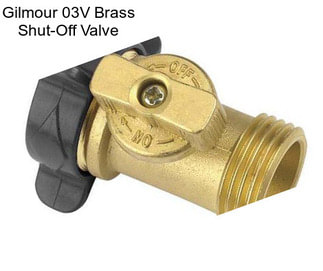 Gilmour 03V Brass Shut-Off Valve