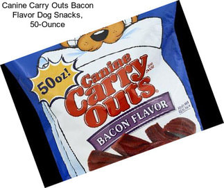 Canine Carry Outs Bacon Flavor Dog Snacks, 50-Ounce