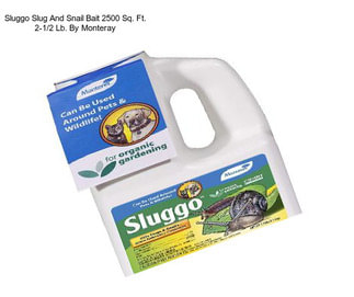 Sluggo Slug And Snail Bait 2500 Sq. Ft. 2-1/2 Lb. By Monteray