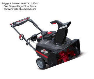 Briggs & Stratton 1696741 250cc Gas Single Stage 22 in. Snow Thrower with Shredder Auger