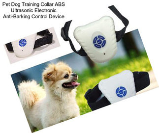 Pet Dog Training Collar ABS Ultrasonic Electronic Anti-Barking Control Device