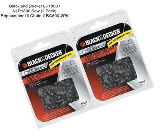 Black and Decker LP1000 / NLP1800 Saw (2 Pack) Replacement 6\
