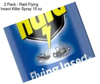 2 Pack - Raid Flying Insect Killer Spray 15 oz
