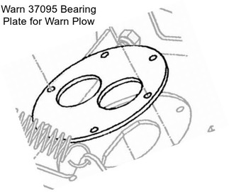 Warn 37095 Bearing Plate for Warn Plow