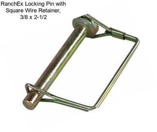 RanchEx Locking Pin with Square Wire Retainer, 3/8\