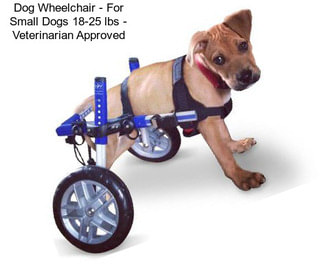Dog Wheelchair - For Small Dogs 18-25 lbs - Veterinarian Approved