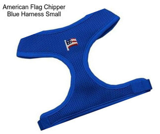 American Flag Chipper Blue Harness Small