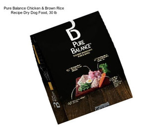 Pure Balance Chicken & Brown Rice Recipe Dry Dog Food, 30 lb