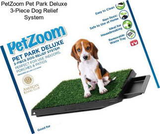 PetZoom Pet Park Deluxe 3-Piece Dog Relief System