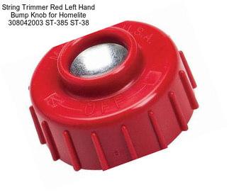 String Trimmer Red Left Hand Bump Knob for Homelite 308042003 ST-385 ST-38