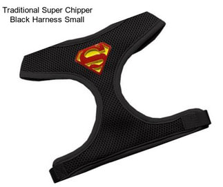 Traditional Super Chipper Black Harness Small