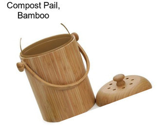 Compost Pail, Bamboo