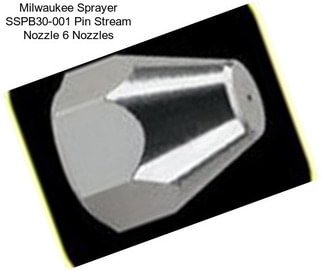 Milwaukee Sprayer SSPB30-001 Pin Stream Nozzle 6 Nozzles