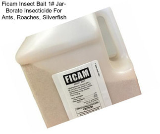 Ficam Insect Bait 1# Jar- Borate Insecticide For Ants, Roaches, Silverfish