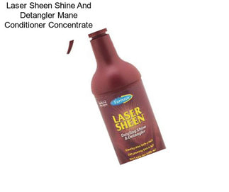 Laser Sheen Shine And Detangler Mane Conditioner Concentrate