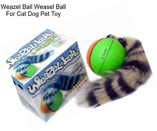 Weazel Ball Weasel Ball For Cat Dog Pet Toy