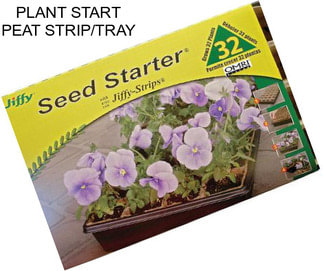 PLANT START PEAT STRIP/TRAY