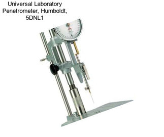 Universal Laboratory Penetrometer, Humboldt, 5DNL1