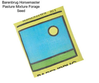 Barenbrug Horsemaster Pasture Mixture Forage Seed