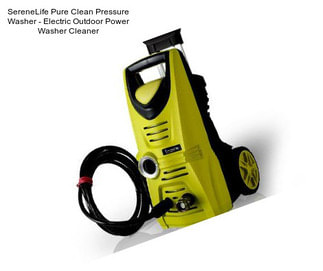 SereneLife Pure Clean Pressure Washer - Electric Outdoor Power Washer Cleaner