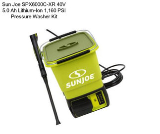Sun Joe SPX6000C-XR 40V 5.0 Ah Lithium-Ion 1,160 PSI Pressure Washer Kit