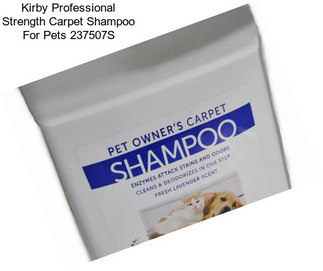 Kirby Professional Strength Carpet Shampoo For Pets 237507S