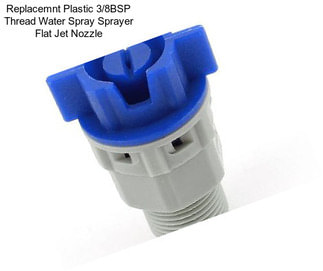 Replacemnt Plastic 3/8BSP Thread Water Spray Sprayer Flat Jet Nozzle