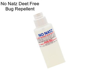 No Natz Deet Free Bug Repellent