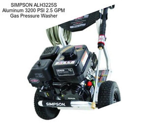 SIMPSON ALH3225S Aluminum 3200 PSI 2.5 GPM Gas Pressure Washer