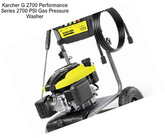 Karcher G 2700 Performance Series 2700 PSI Gas Pressure Washer