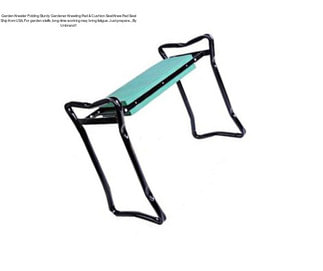 Garden Kneeler Folding Sturdy Gardener Kneeling Pad & Cushion Seat Knee Pad Seat Ship from USA, For garden staffs, long-time working may bring fatigue. Just prepare.., By Unbrand1