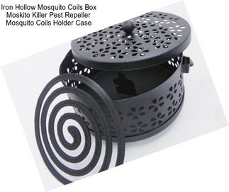 Iron Hollow Mosquito Coils Box Moskito Killer Pest Repeller Mosquito Coils Holder Case