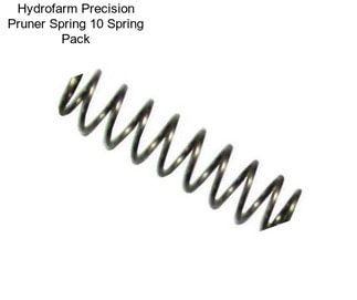 Hydrofarm Precision Pruner Spring 10 Spring Pack