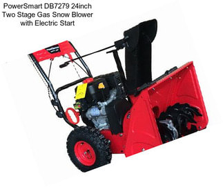 PowerSmart DB7279 24inch Two Stage Gas Snow Blower with Electric Start