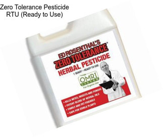Zero Tolerance Pesticide RTU (Ready to Use)