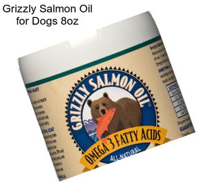 Grizzly Salmon Oil for Dogs 8oz