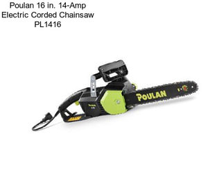 Poulan 16 in. 14-Amp Electric Corded Chainsaw PL1416