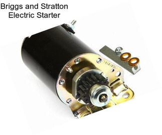 Briggs and Stratton Electric Starter